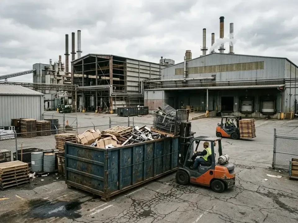 industrial-factory-scrap-conta-003 — frequently asked questions, Cheap Roll-off Dumpster Rentals in Weston, WI
